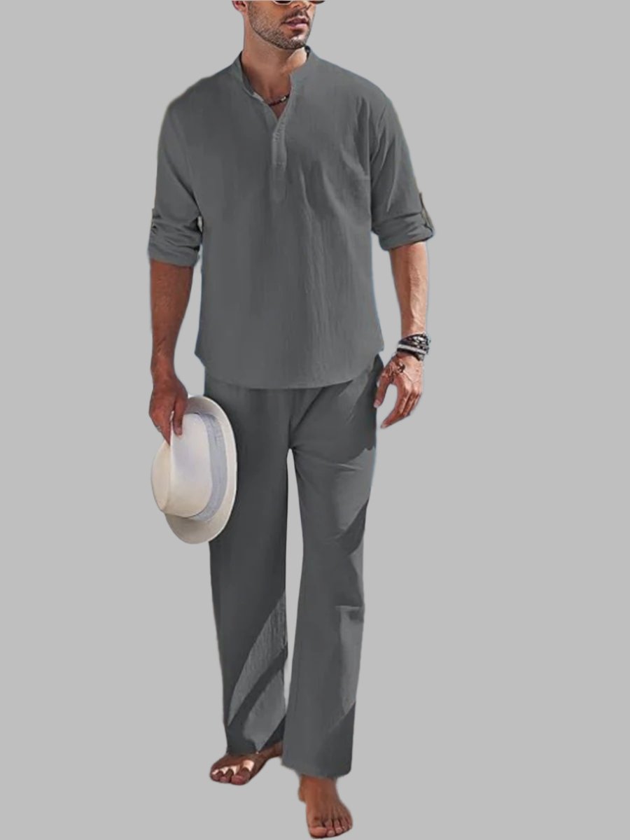 Men's Casual Two-Piece Set | Modern Design | Short Sleeve | Everyday Wear