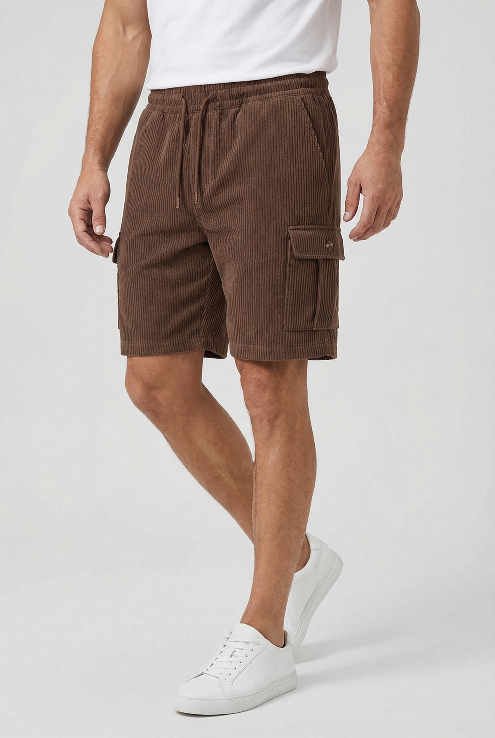 Men's Shorts Casual With Tooling Detailing