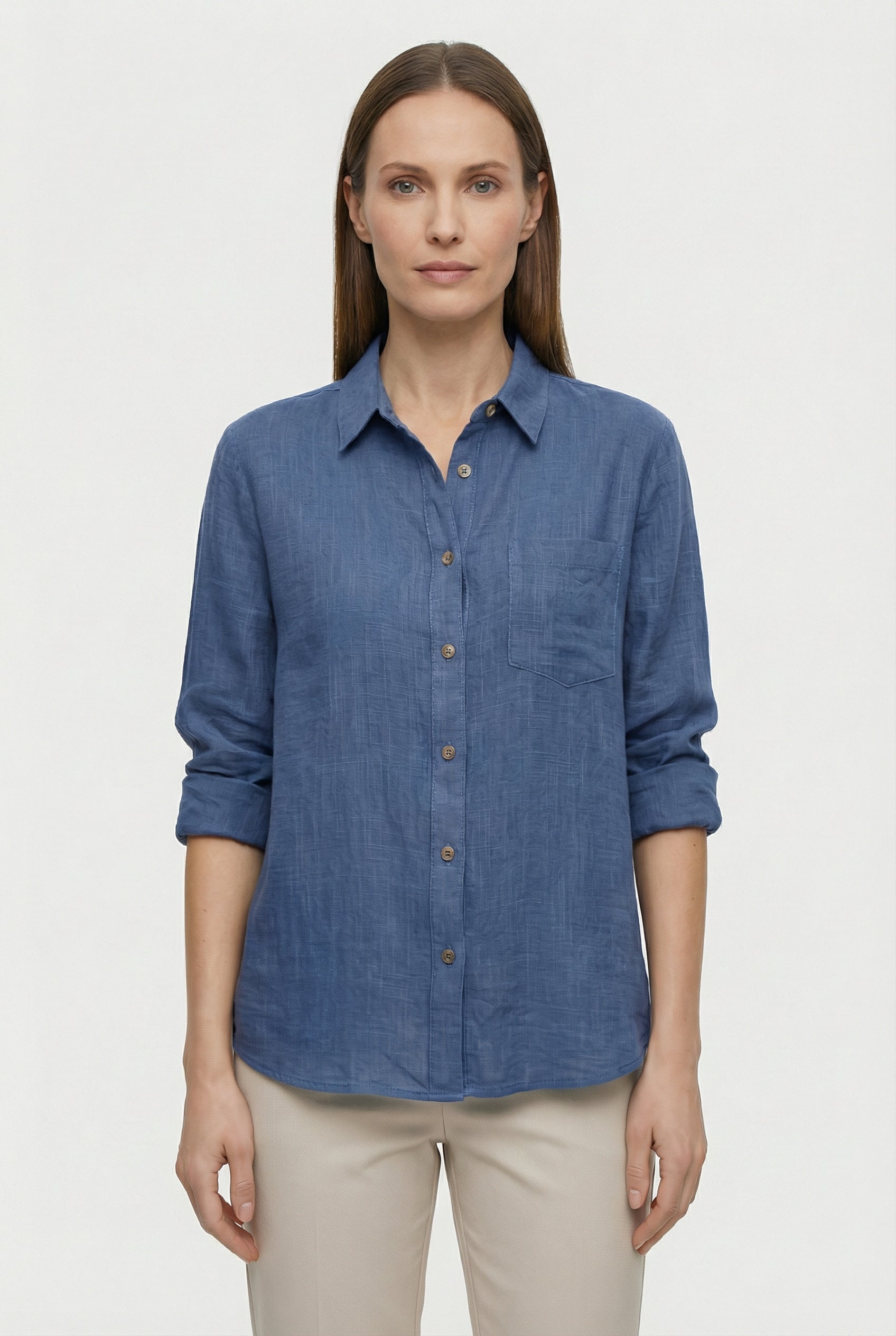 Women's Shirt Cotton Loose Fit Casual Style for Effortless Comfort