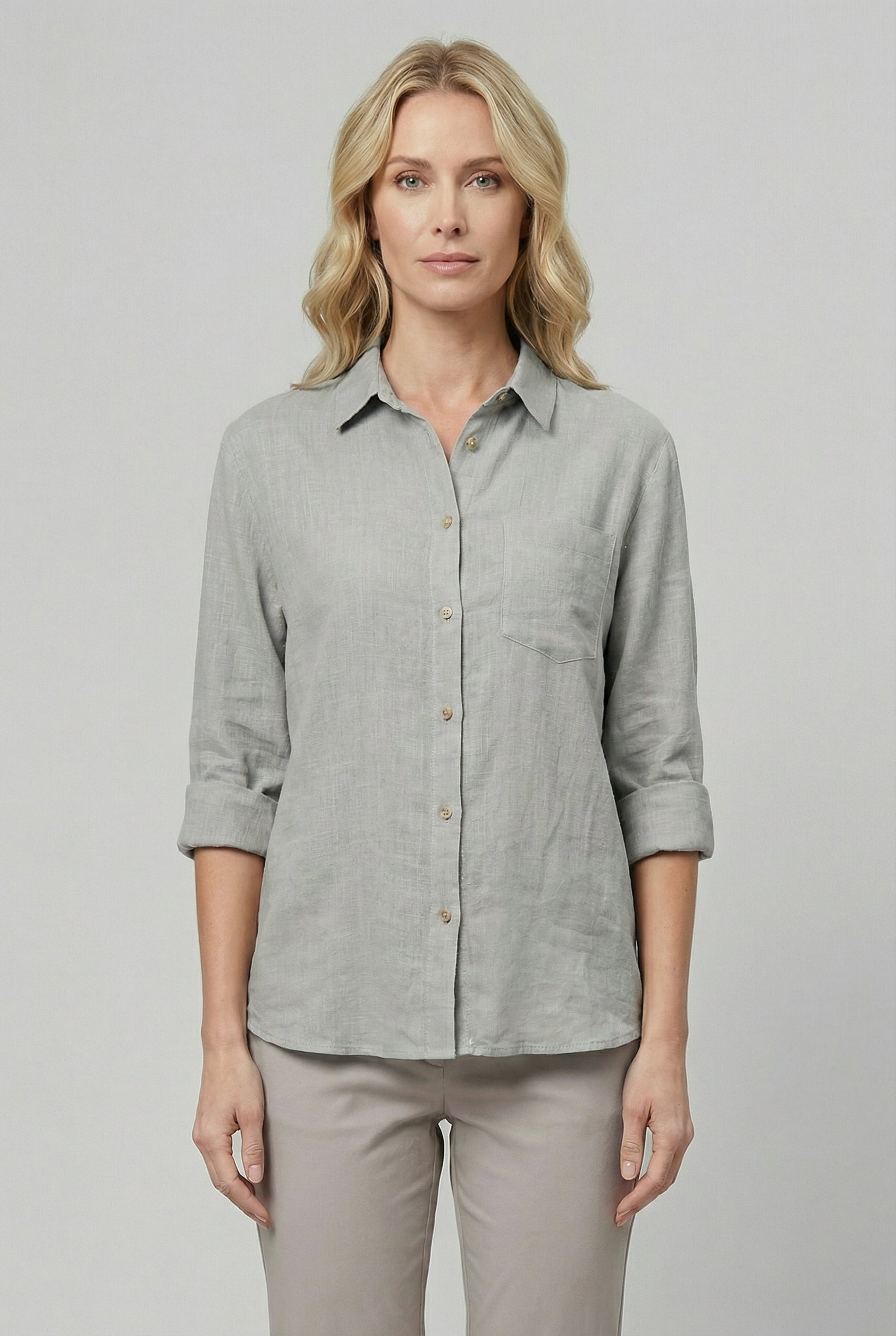 Women's Shirt Cotton Loose Fit Casual Style for Effortless Comfort
