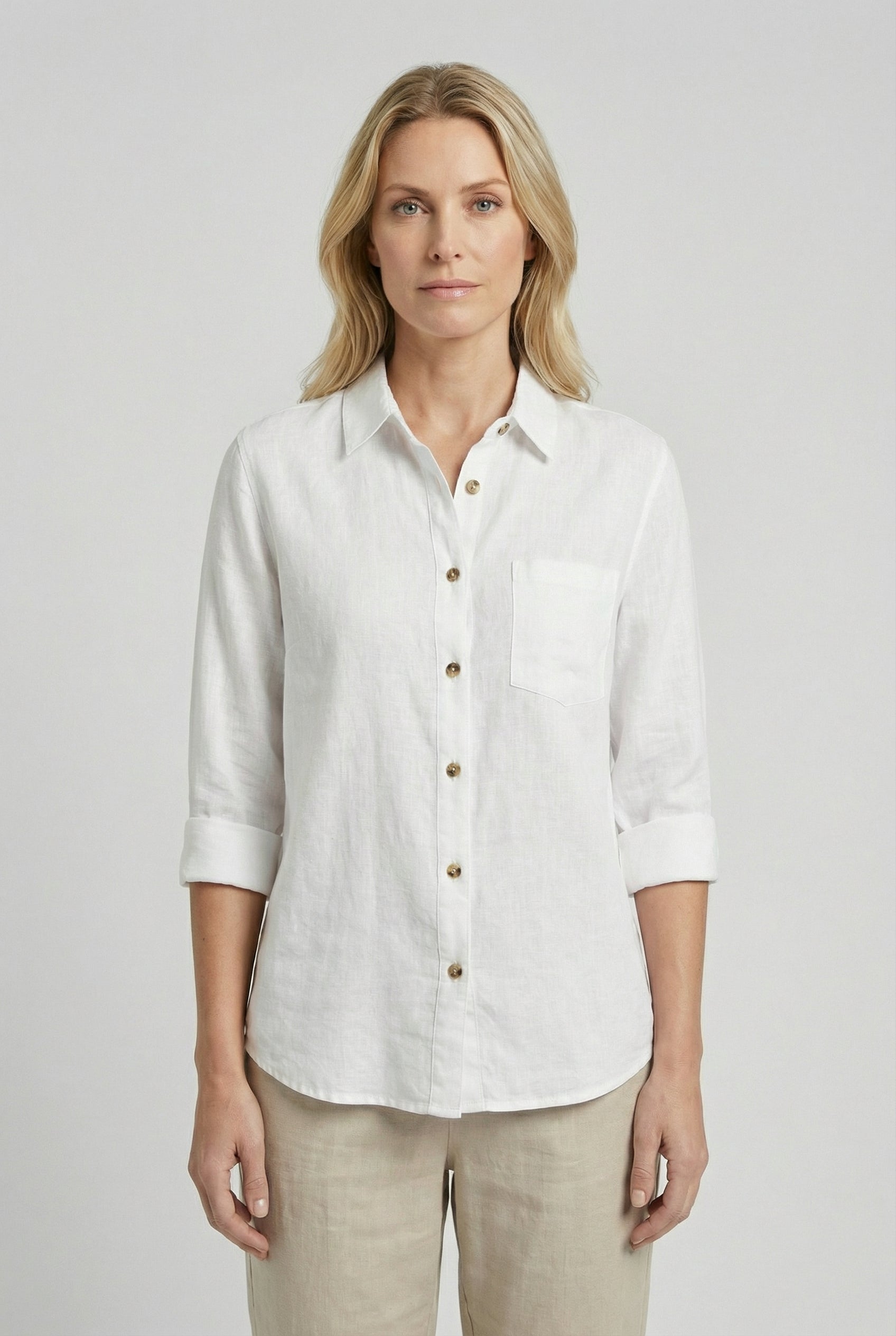 Women's Shirt Cotton Loose Fit Casual Style for Effortless Comfort