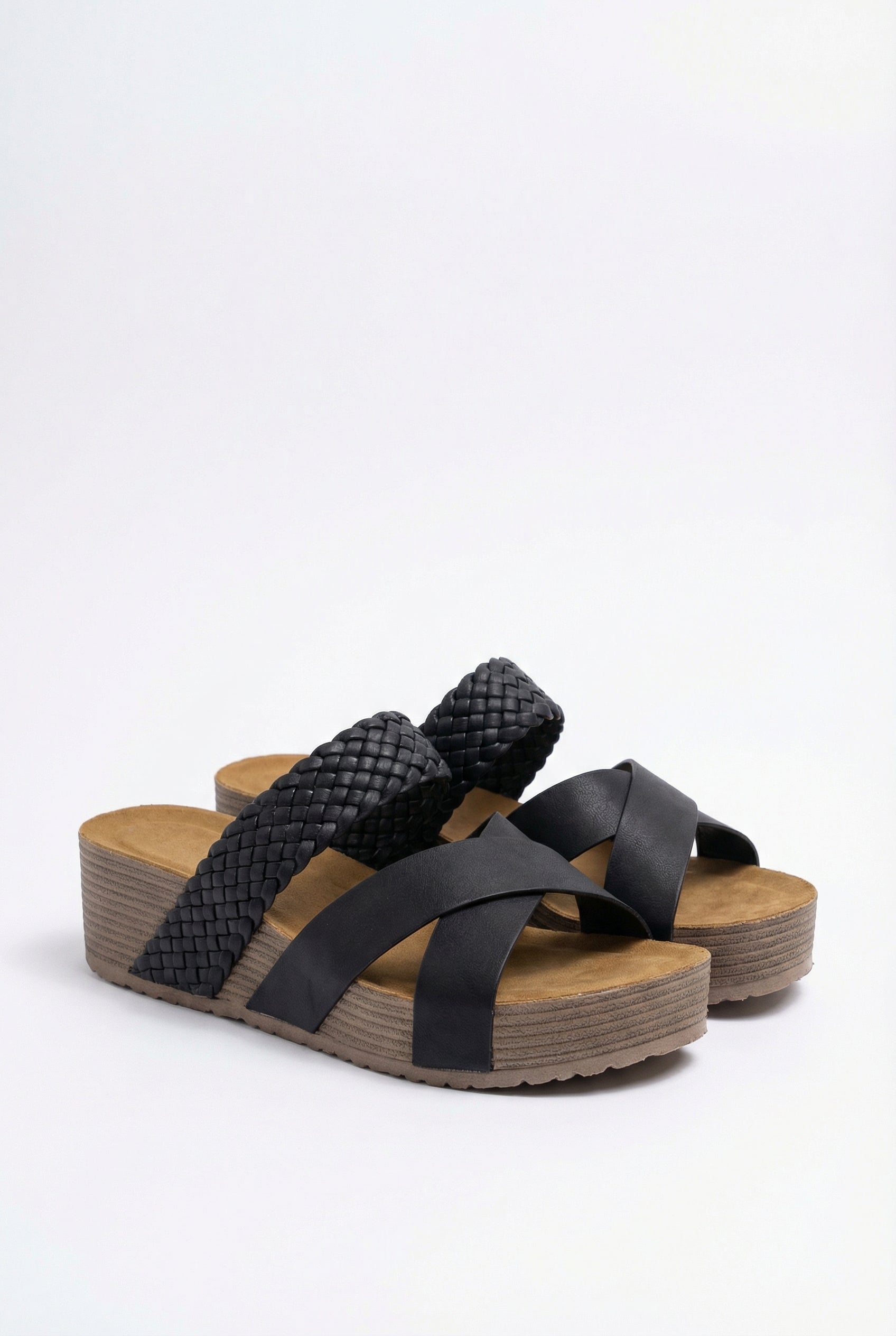 Women's Sandals Lightweight Fabric Ergonomic Support Open Toe Casual Design
