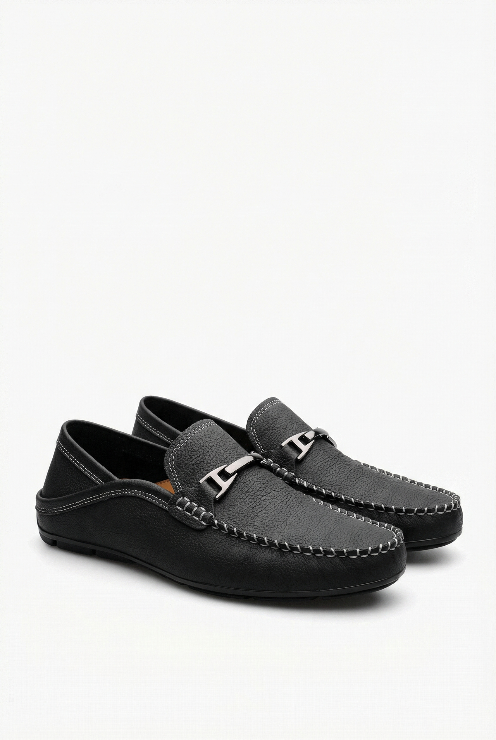 Men's Loafers Genuine Cow Leather Cushioned Insole Flexible Sole Casual Stylish
