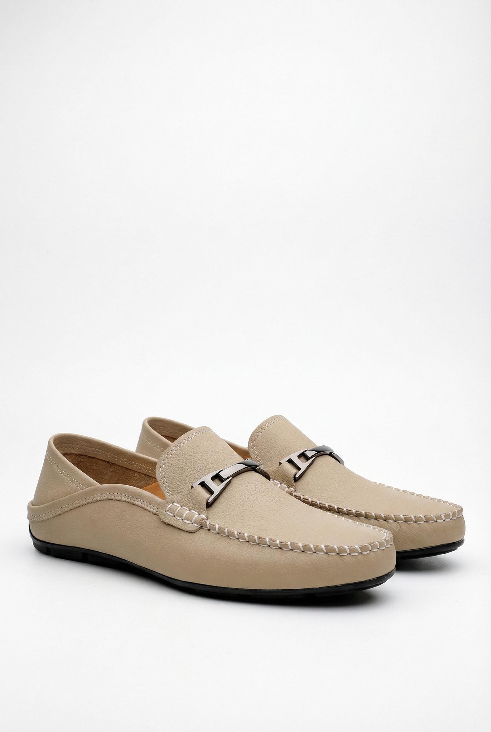 Men's Loafers Genuine Cow Leather Cushioned Insole Flexible Sole Casual Stylish