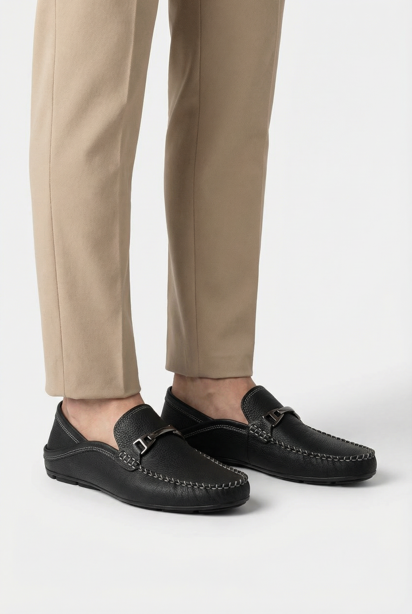 Men's Loafers Genuine Cow Leather Cushioned Insole Flexible Sole Casual Stylish