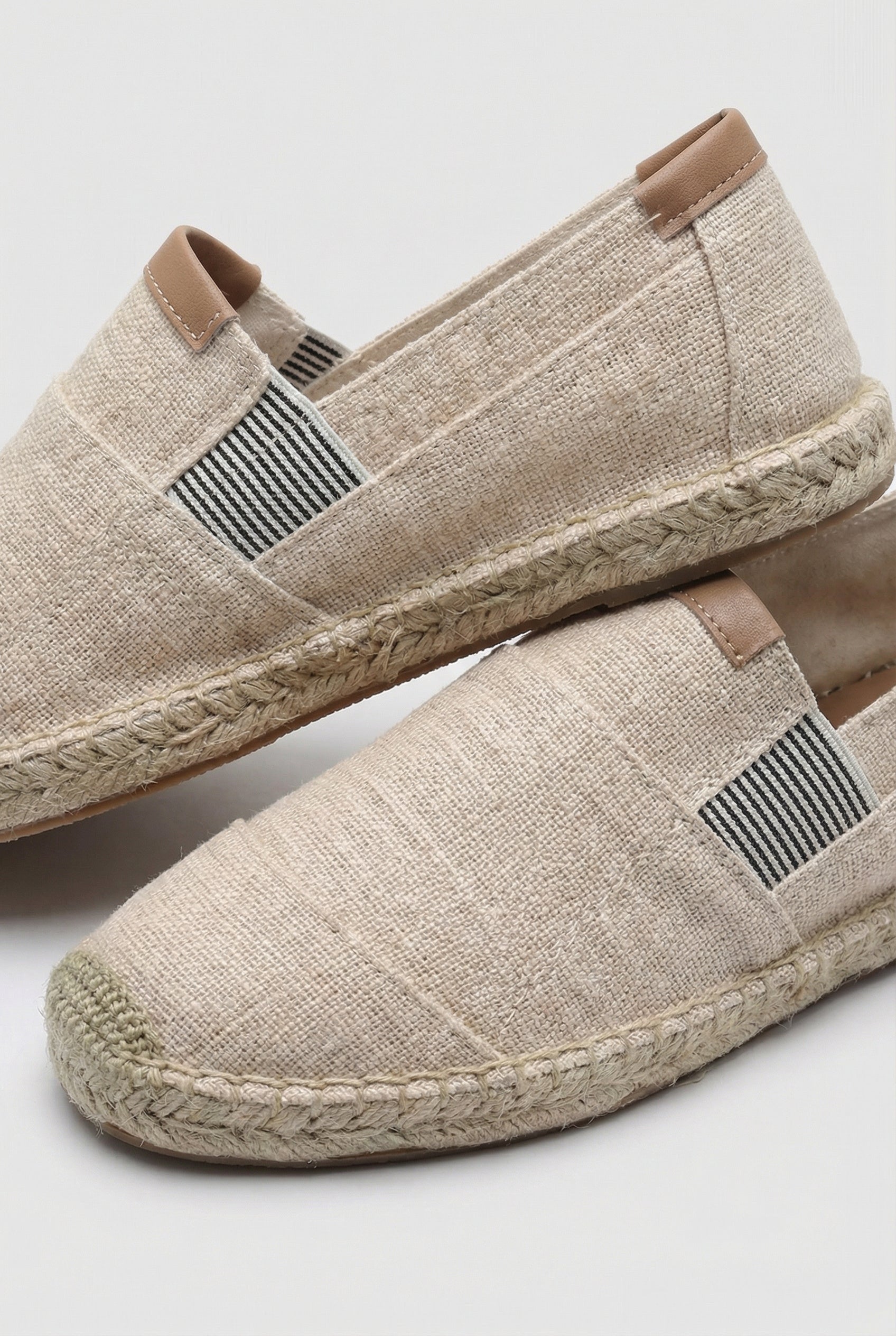 Men's Espadrilles Jute Sole Comfortable Non-Slip Casual Footwear