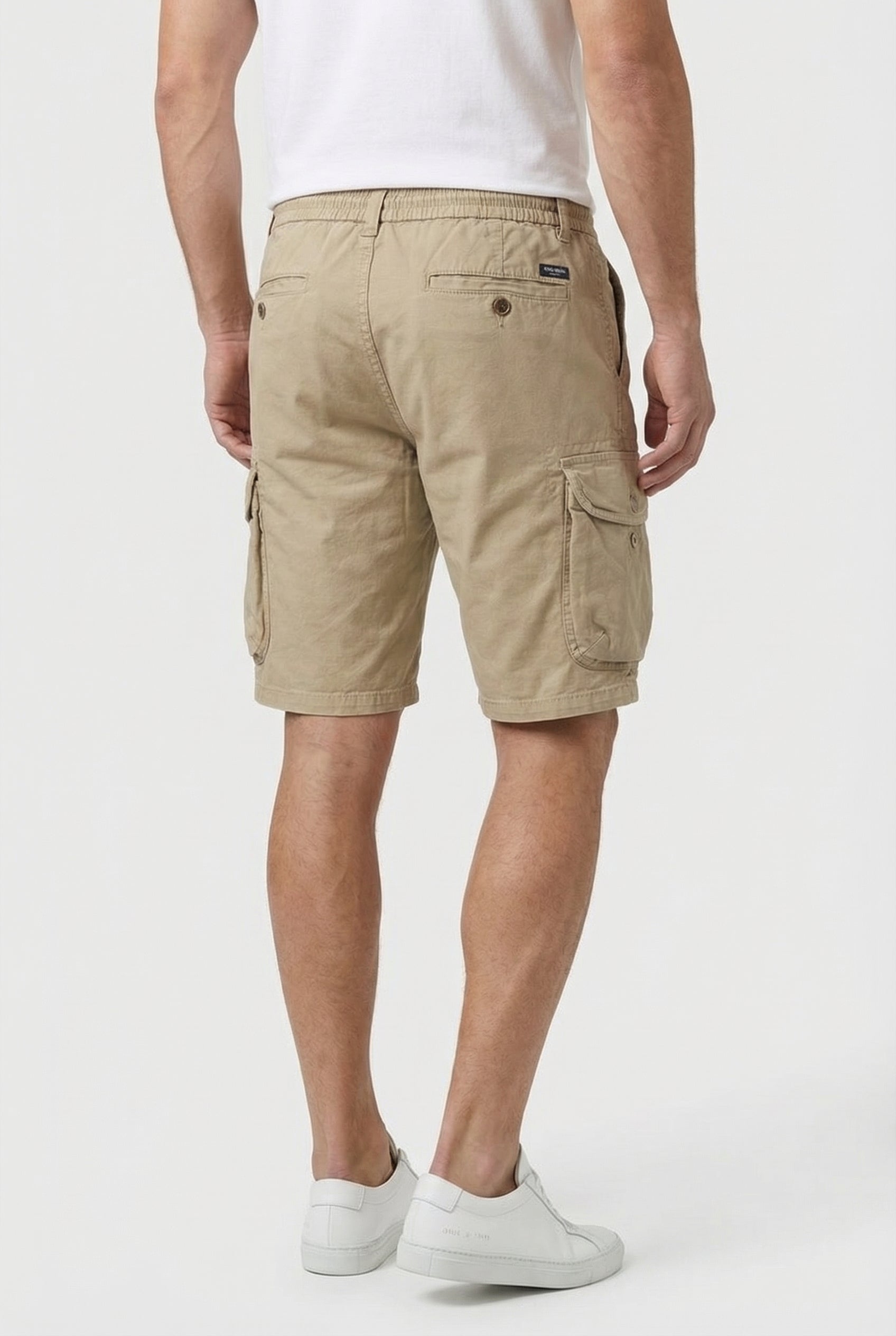 Men's Cargo Shorts Cotton Blend Relaxed Fit with Utility Pockets