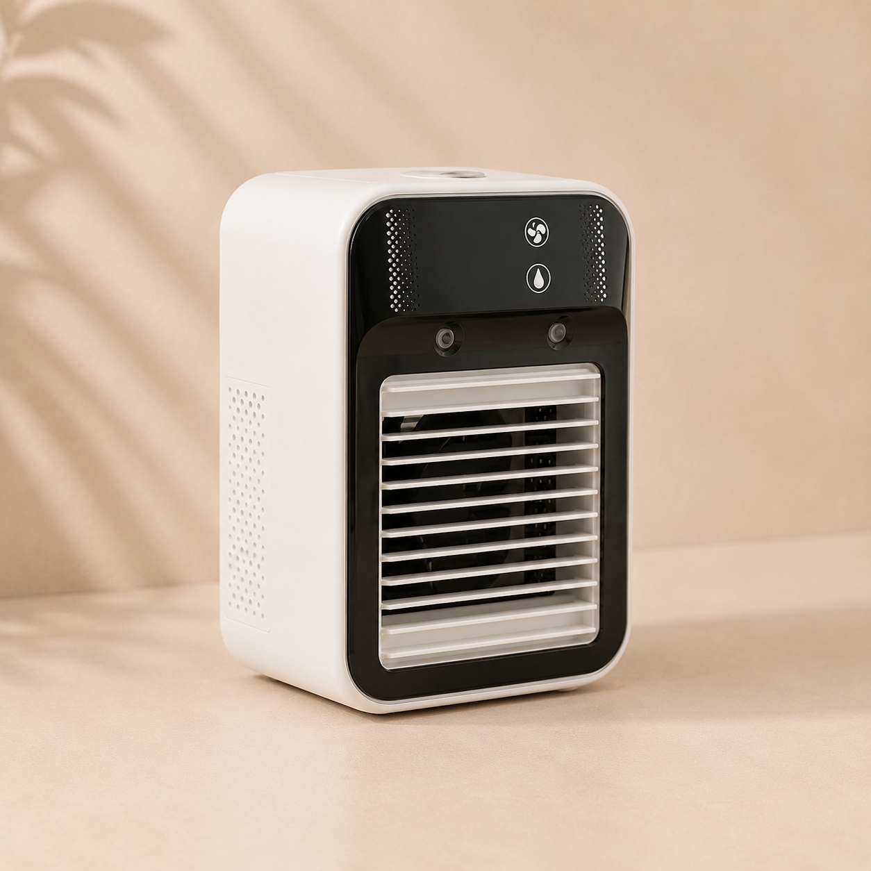 Portable Misting Air Cooler Rechargeable Fan 3 Speed Digital Display