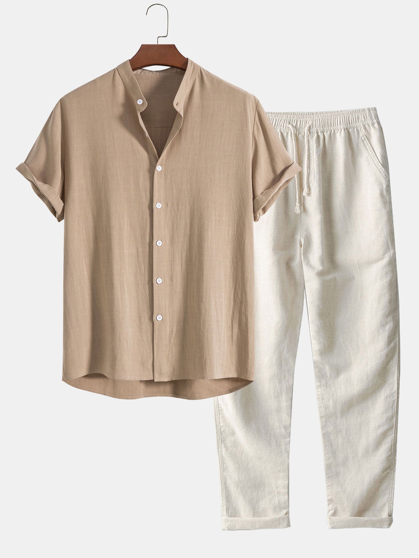 Men's Two-Piece Set | Clean Design, Short Sleeve, Casual