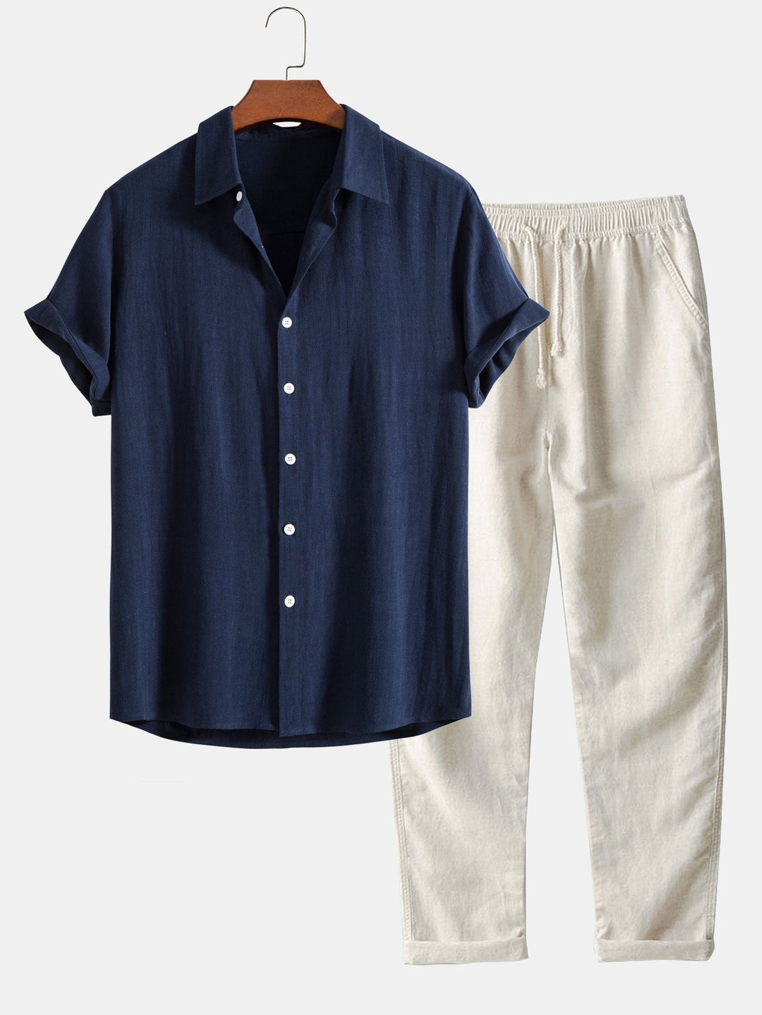 Men's Two-Piece Set | Clean Design, Short Sleeve, Casual