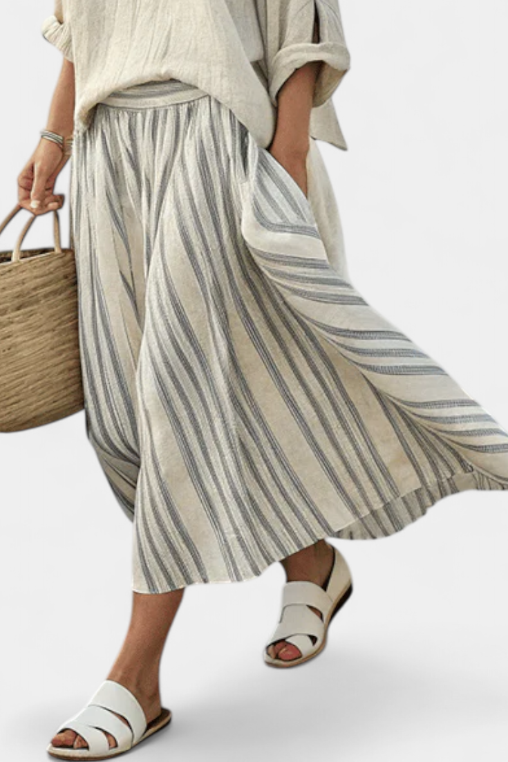 Ava | Women's Bamboo Linen Loose Blouse 2