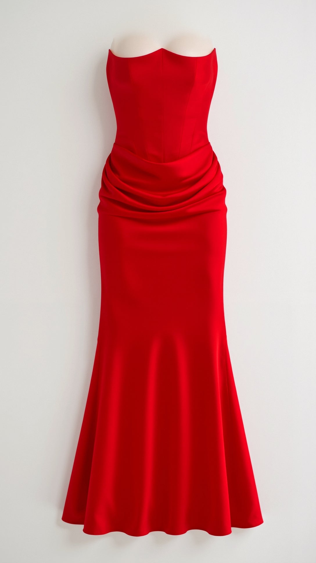 Bella | Women's Column Strapless Maxi Dress 8
