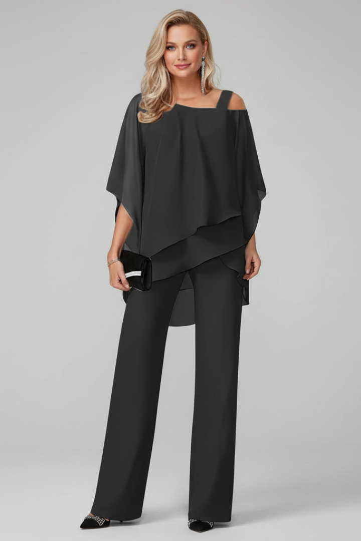 Clara | Women's Off-Shoulder Wide-Leg Jumpsuit 0