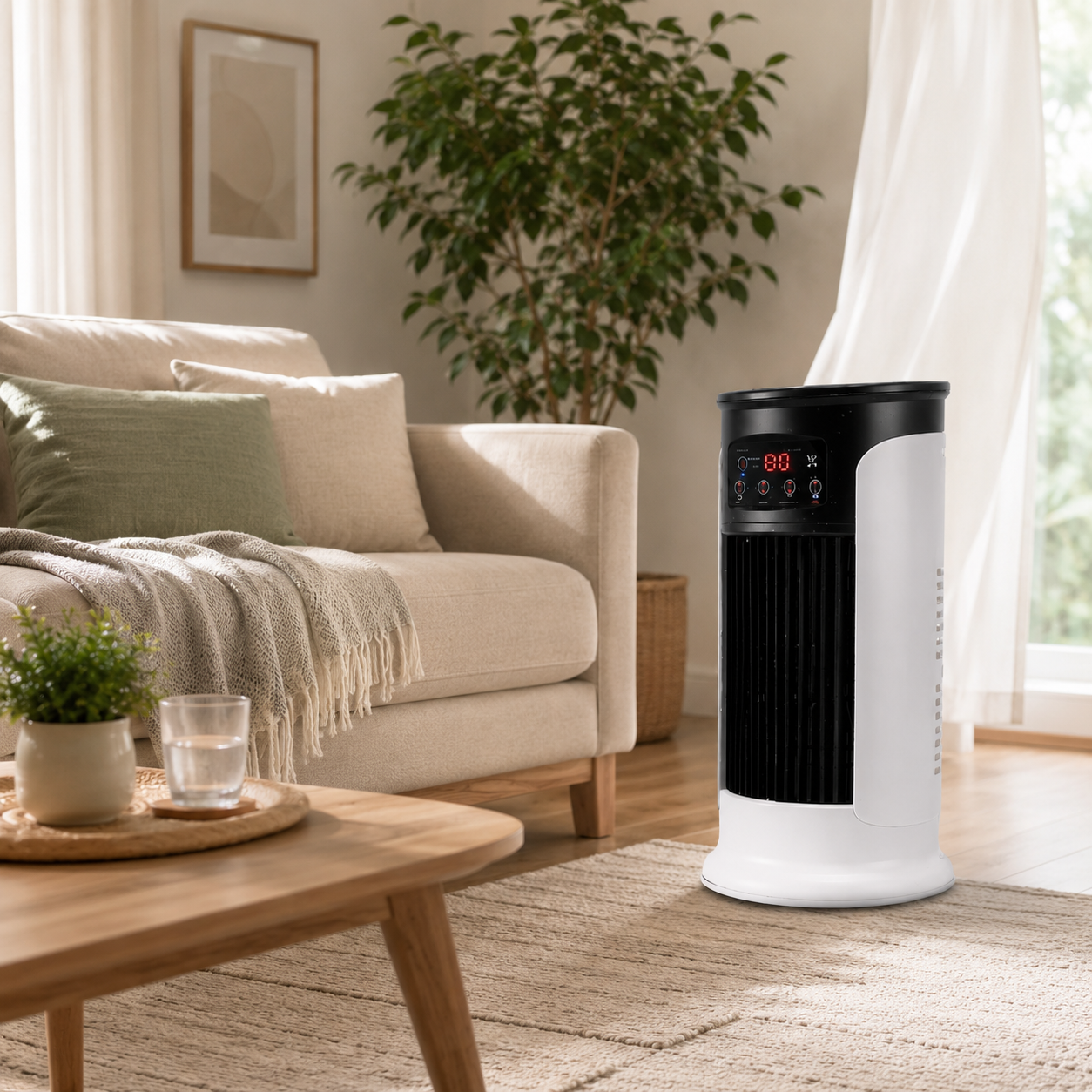 Portable Air Conditioner Compact Energy Efficient Evaporative Cooling