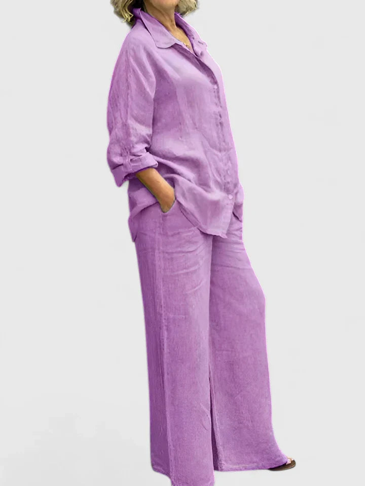 Diana | Women's Loungewear Two Piece Set, Vintage-Inspired 1