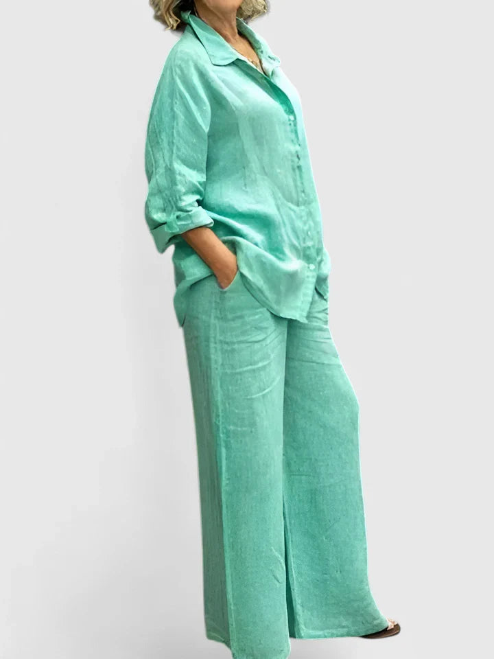 Diana | Women's Loungewear Two Piece Set, Vintage-Inspired 10