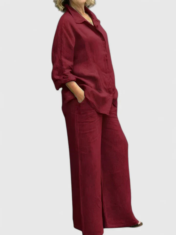 Diana | Women's Loungewear Two Piece Set, Vintage-Inspired 3