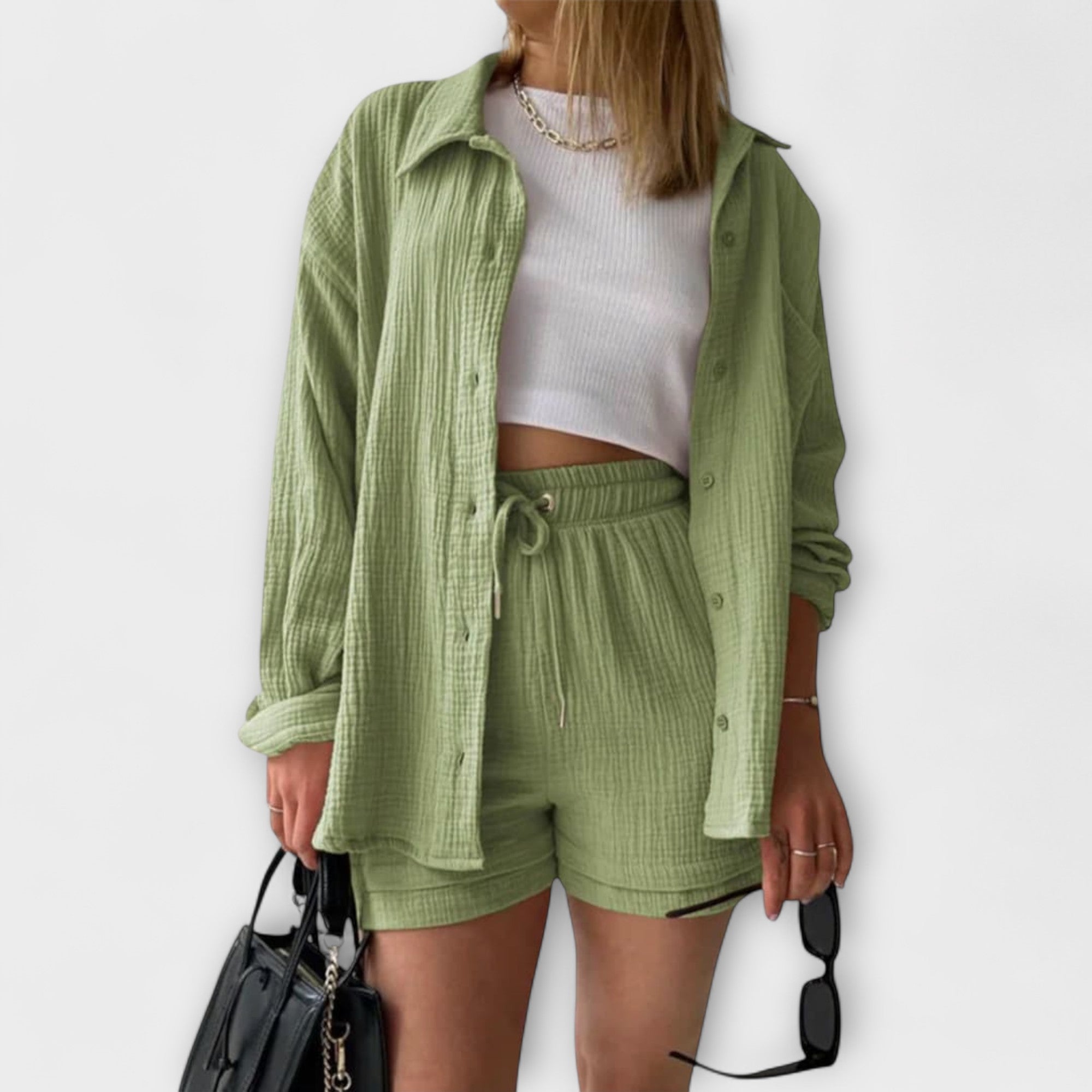 Ella | Women's Loungewear Two-Piece Set in Breathable Fabric 10