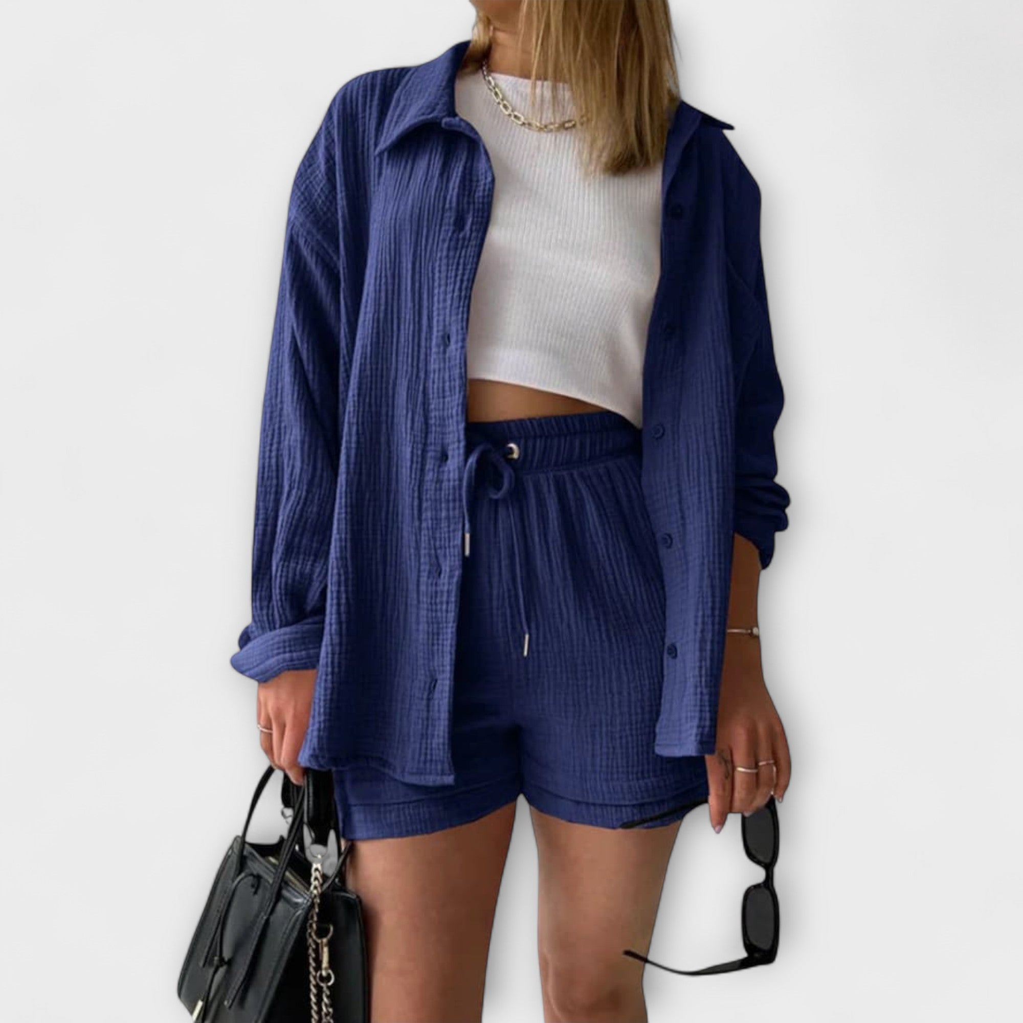 Ella | Women's Loungewear Two-Piece Set in Breathable Fabric 11