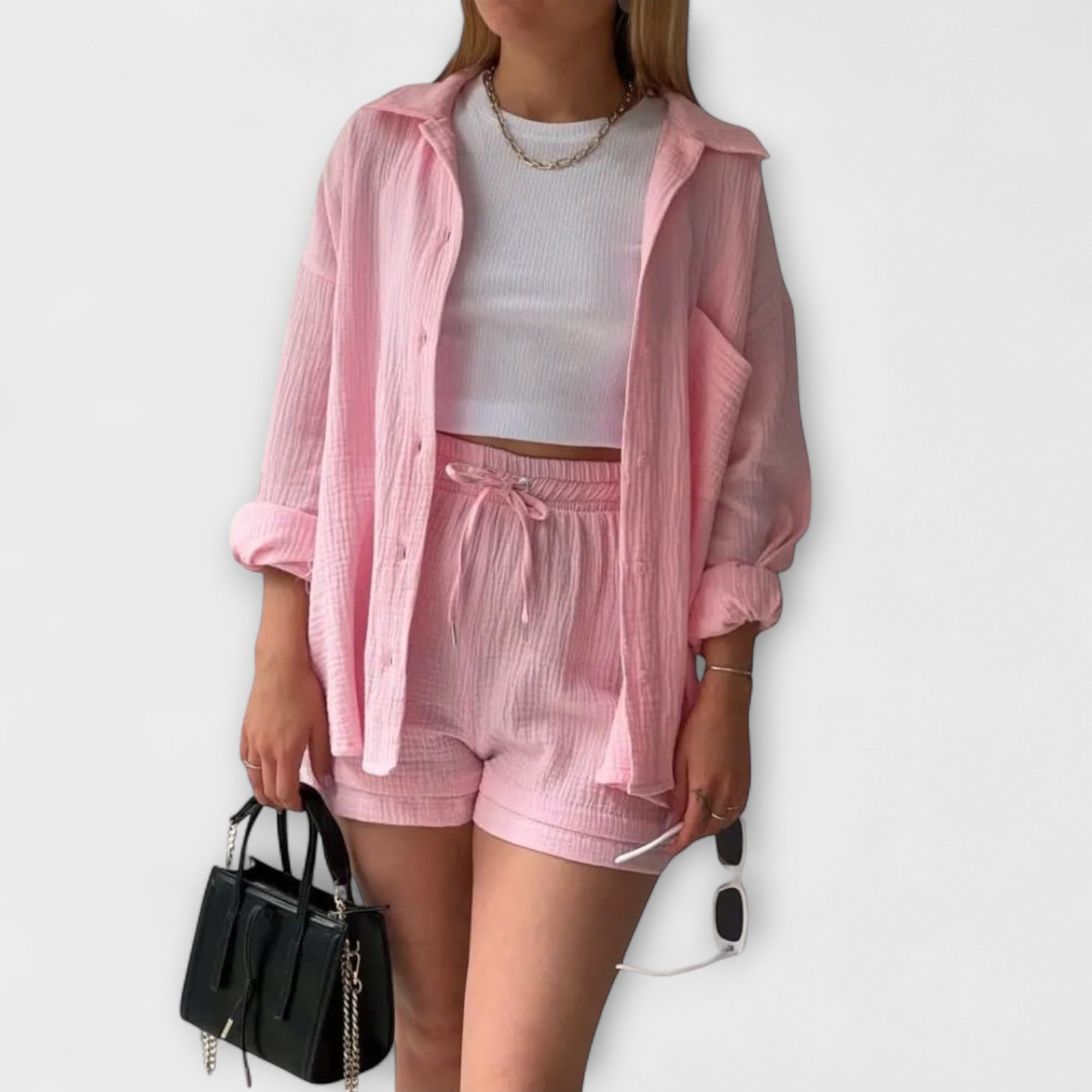 Ella | Women's Loungewear Two-Piece Set in Breathable Fabric 14