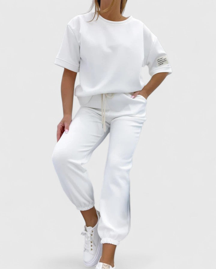 Gina | Women's Loungewear Two Piece Set with Half-Moon Sleeve 6