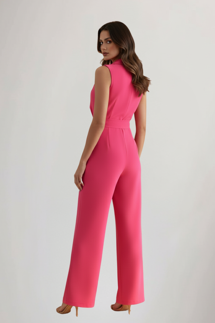 Kimberly | Women's V-Neck Sleeveless Jumpsuit 3