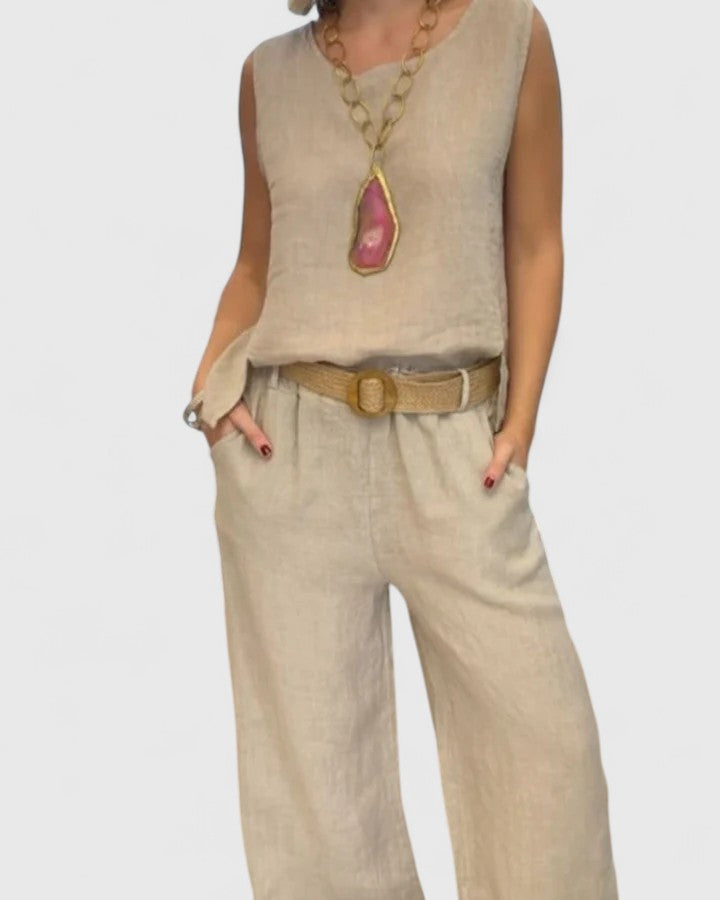 Lila | Women's Loungewear Two-Piece Wide-Leg Set 0