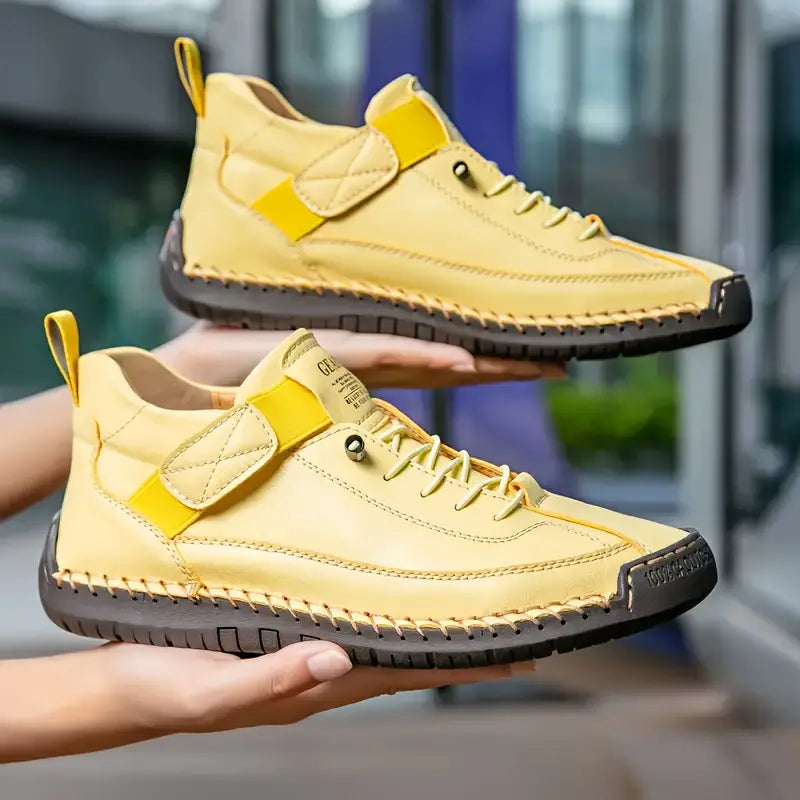 Men's Orthopedic Sneakers with Breathable Leather and Shock Absorption 2