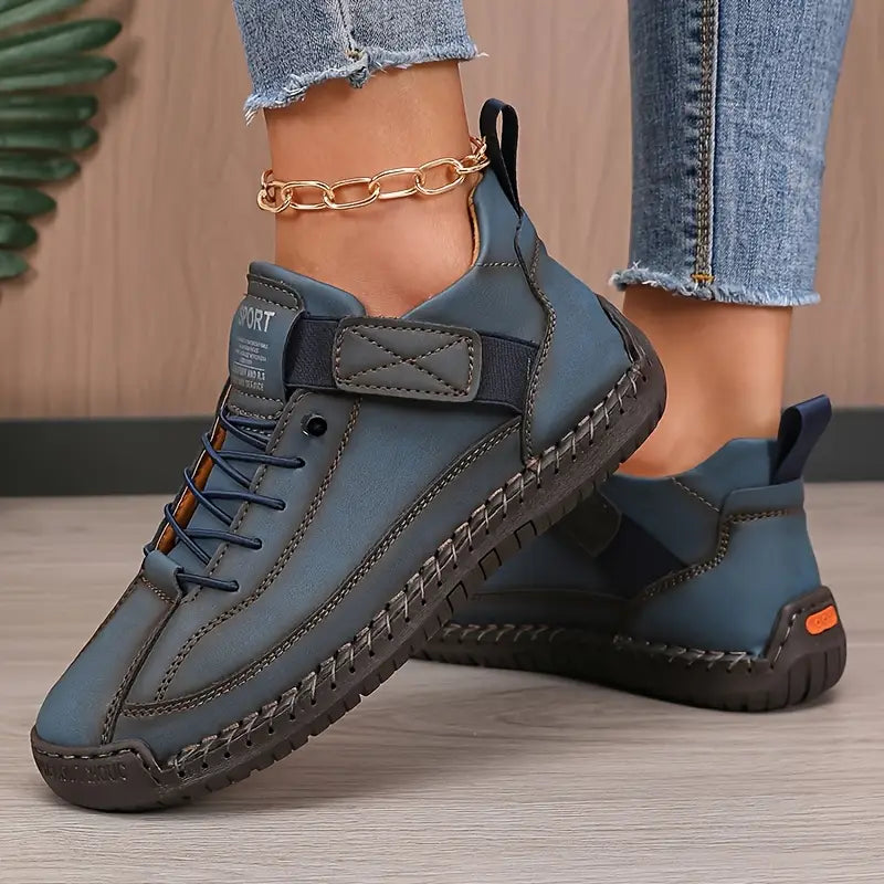 Men's Orthopedic Sneakers with Breathable Leather and Shock Absorption 5