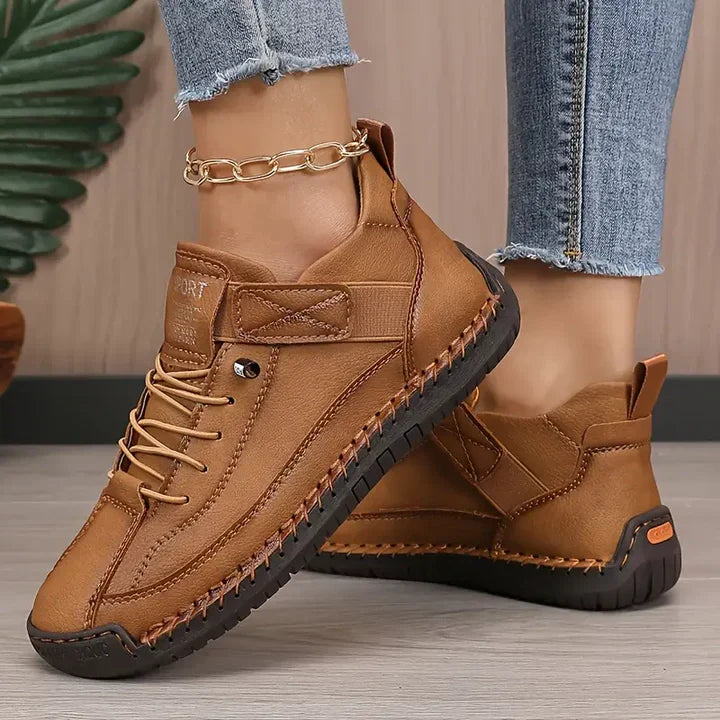 Men's Orthopedic Sneakers with Breathable Leather and Shock Absorption 9