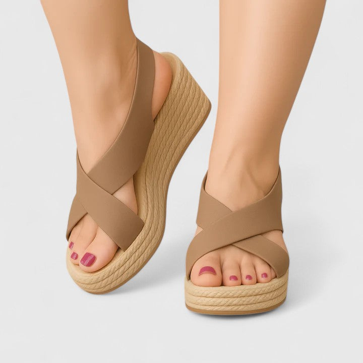 Mia | Women's Orthopedic Wedge Sandals with Soft Straps 1