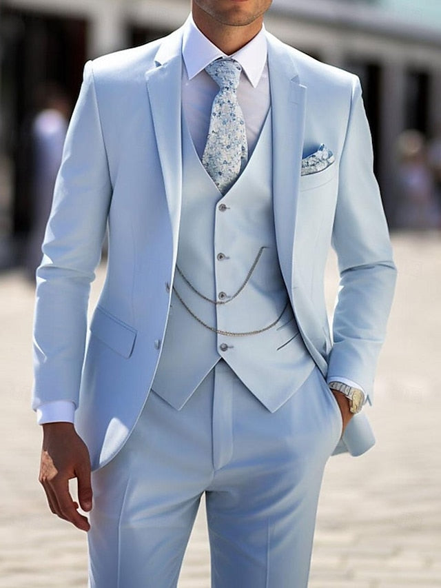 Men's Wedding Suit Tailored Fit 3-Piece | Formal Attire