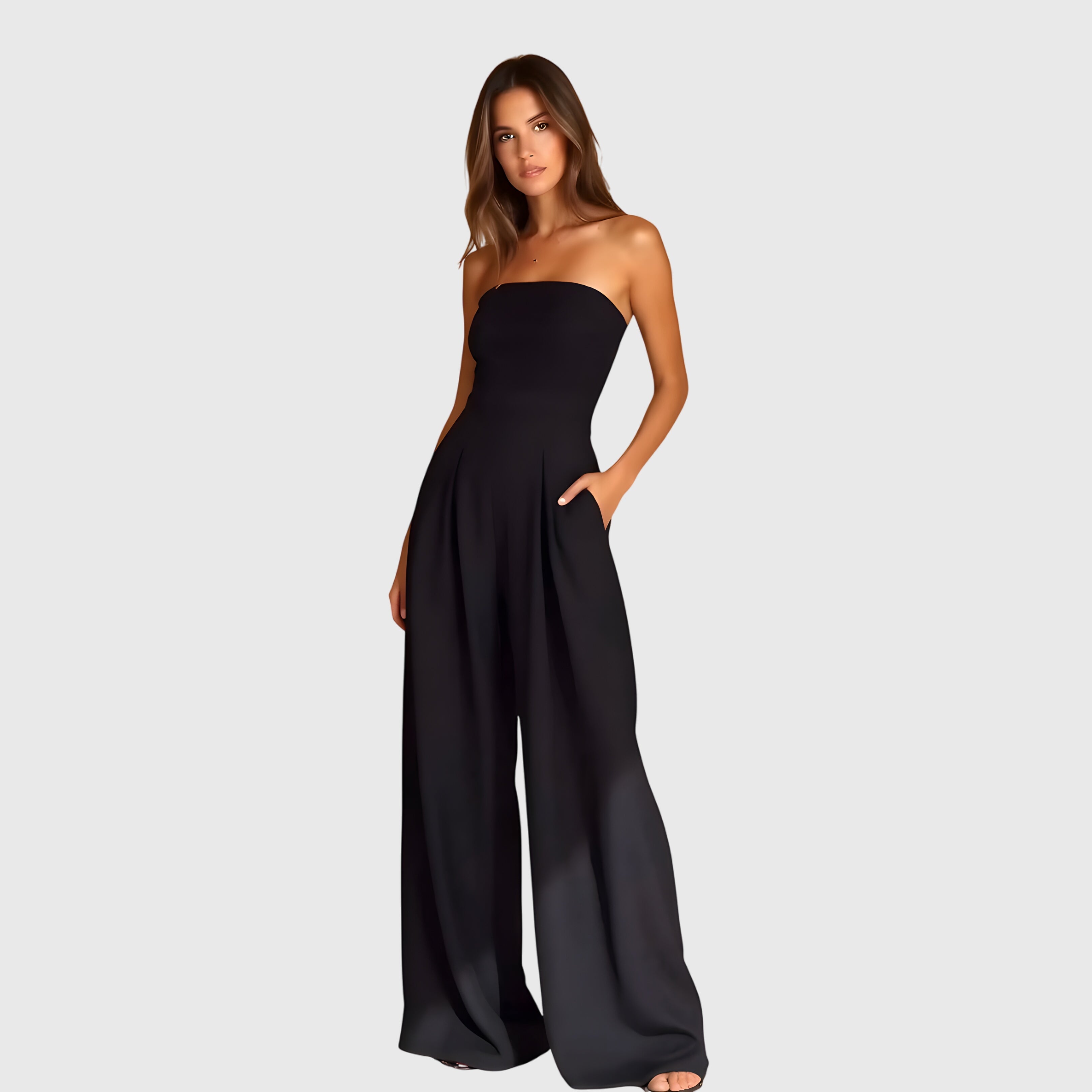 Nina | Women's Elegant Strapless Jumpsuit 1