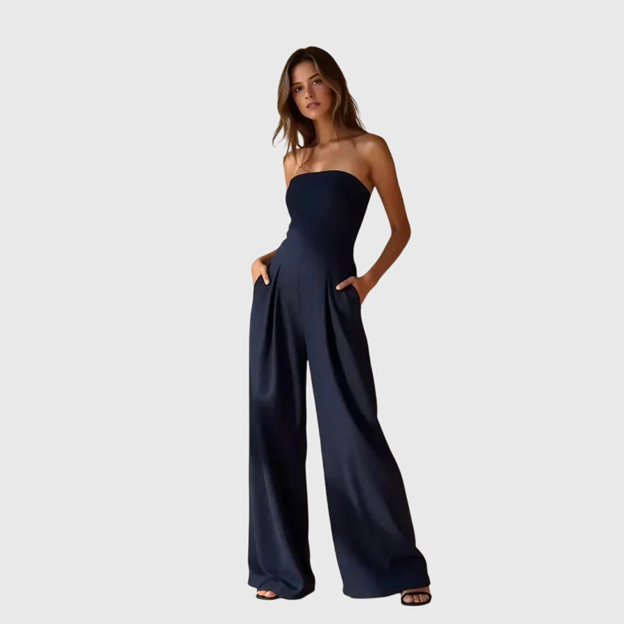 Nina | Women's Elegant Strapless Jumpsuit 2