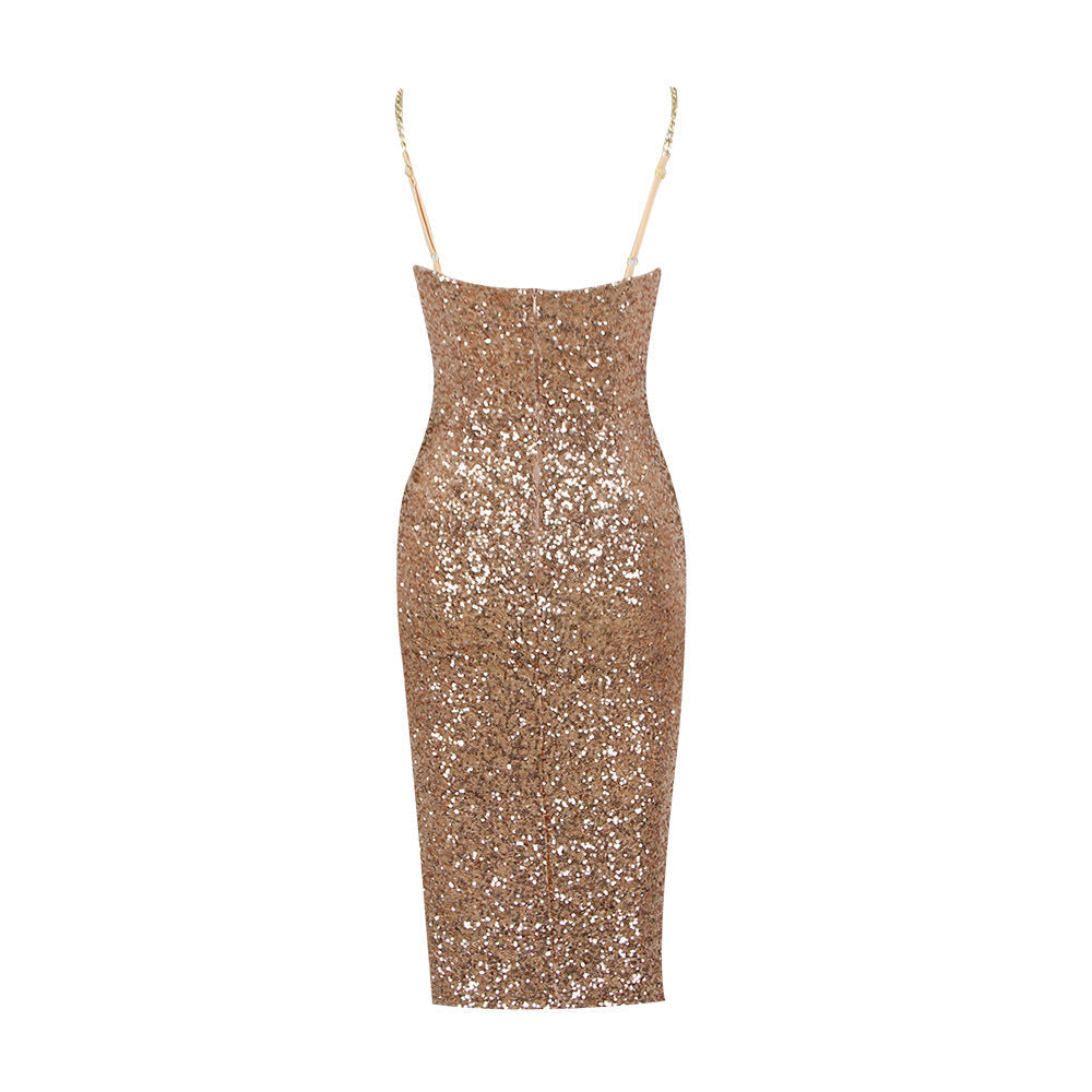 Women's Midi Zipper Dress | Modern Design