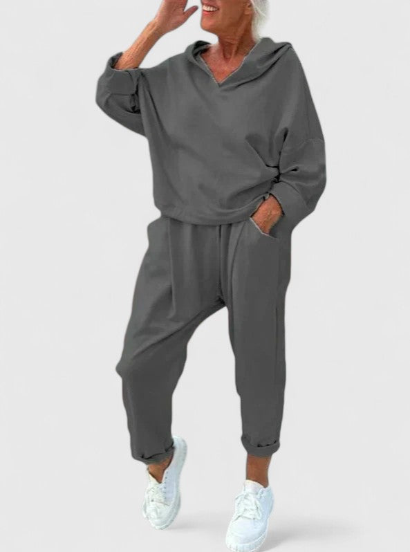 Samantha | Women's Comfortable Hooded Sweatshirt Set 5