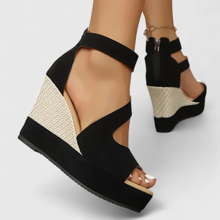 Samantha | Women's Orthopedic Wedge Sandals Synthetic 3