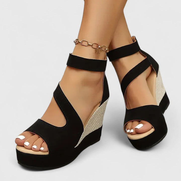 Samantha | Women's Orthopedic Wedge Sandals Synthetic 5
