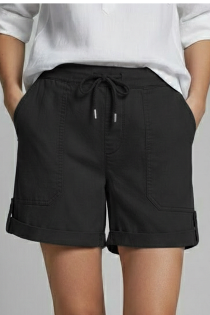 Women's Casual Drawstring Pocket Shorts