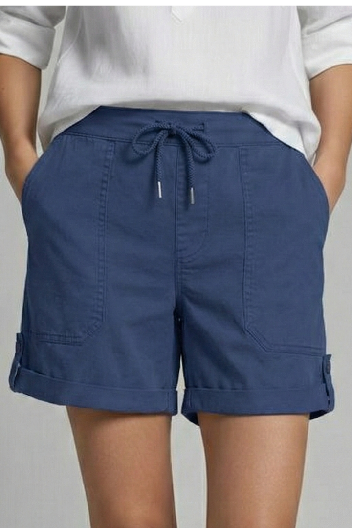 Women's Casual Drawstring Pocket Shorts