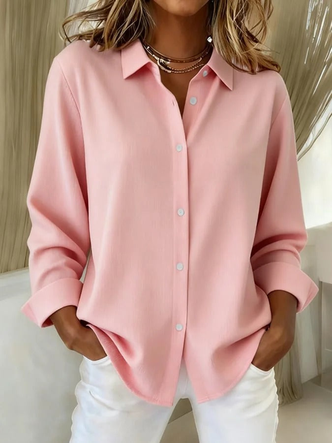 Women's Blouse Soft Fabric Flattering Fit Versatile Design for Casual and Formal Occasions 1