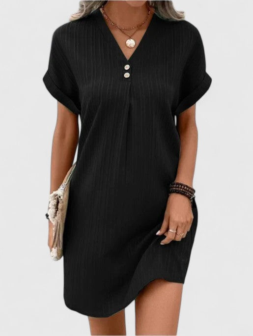 Women's Draped Dress Lightweight Fabric Relaxed Fit Everyday Versatility 4
