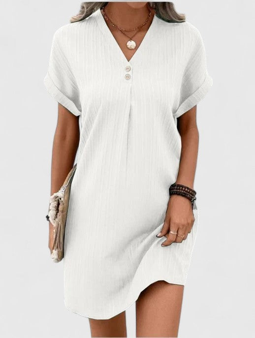 Women's Draped Dress Lightweight Fabric Relaxed Fit Everyday Versatility 5
