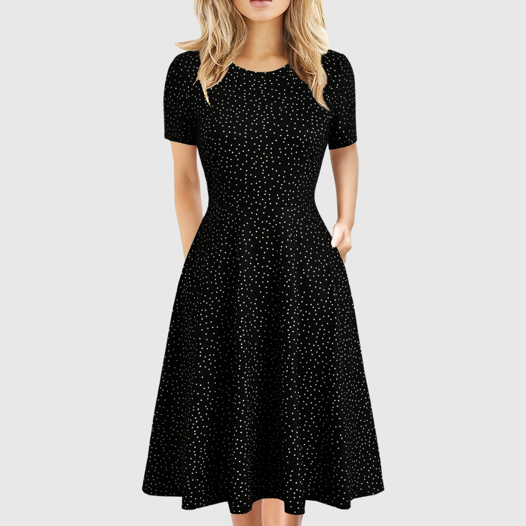 Women's A-Line Summer Dress Short Sleeve Casual