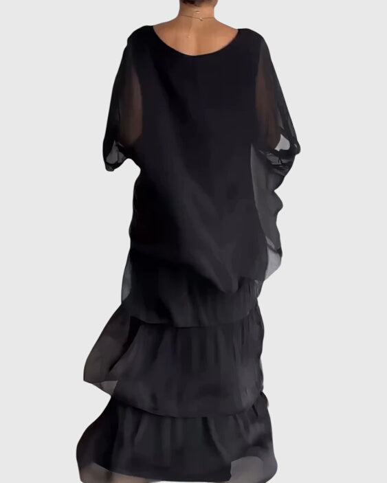 Women's Elegant Dress Lightweight Breathable Fabric Flowing Silhouette 2