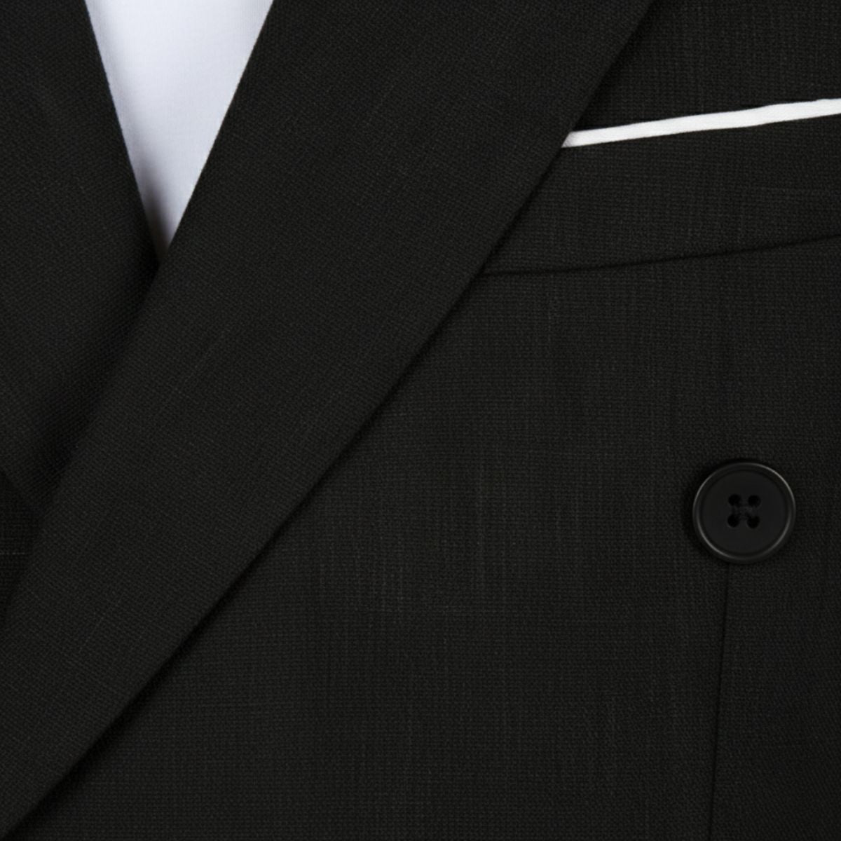 Men's Slim Fit Double-Breasted Blazer Wedding Suit