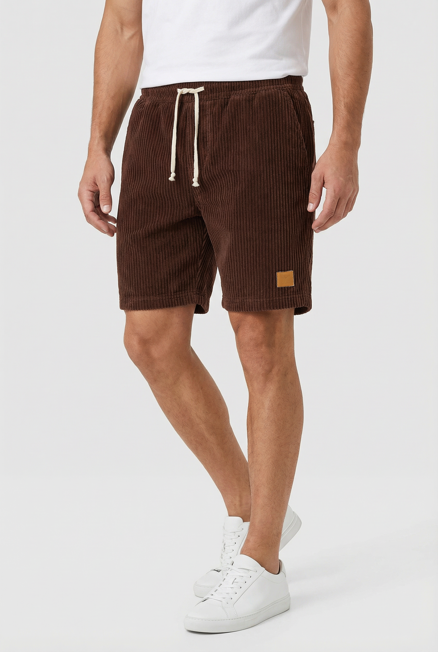Men's Shorts Corduroy Comfortable Fit Retro Style Casual Wear