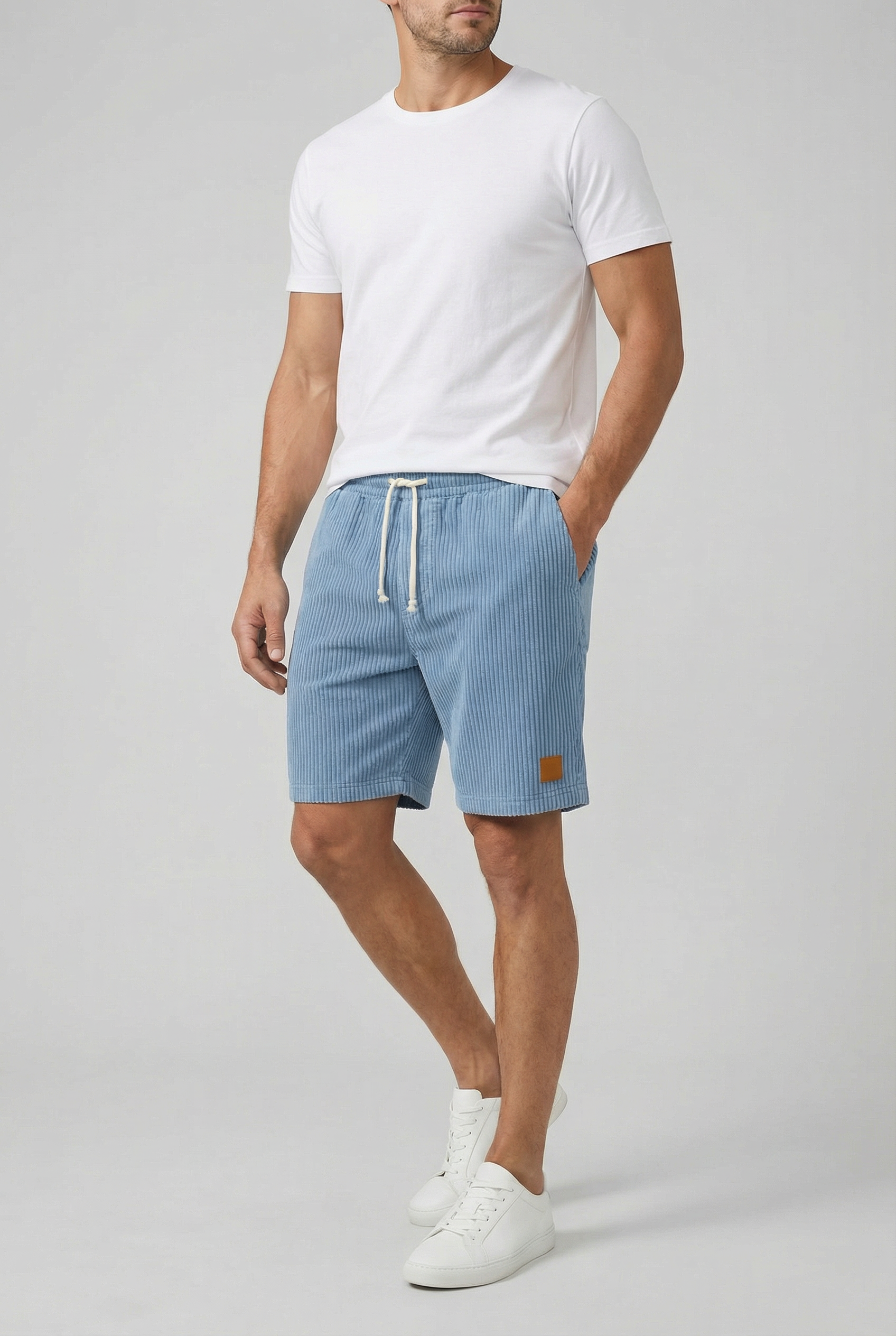 Men's Shorts Corduroy Comfortable Fit Retro Style Casual Wear