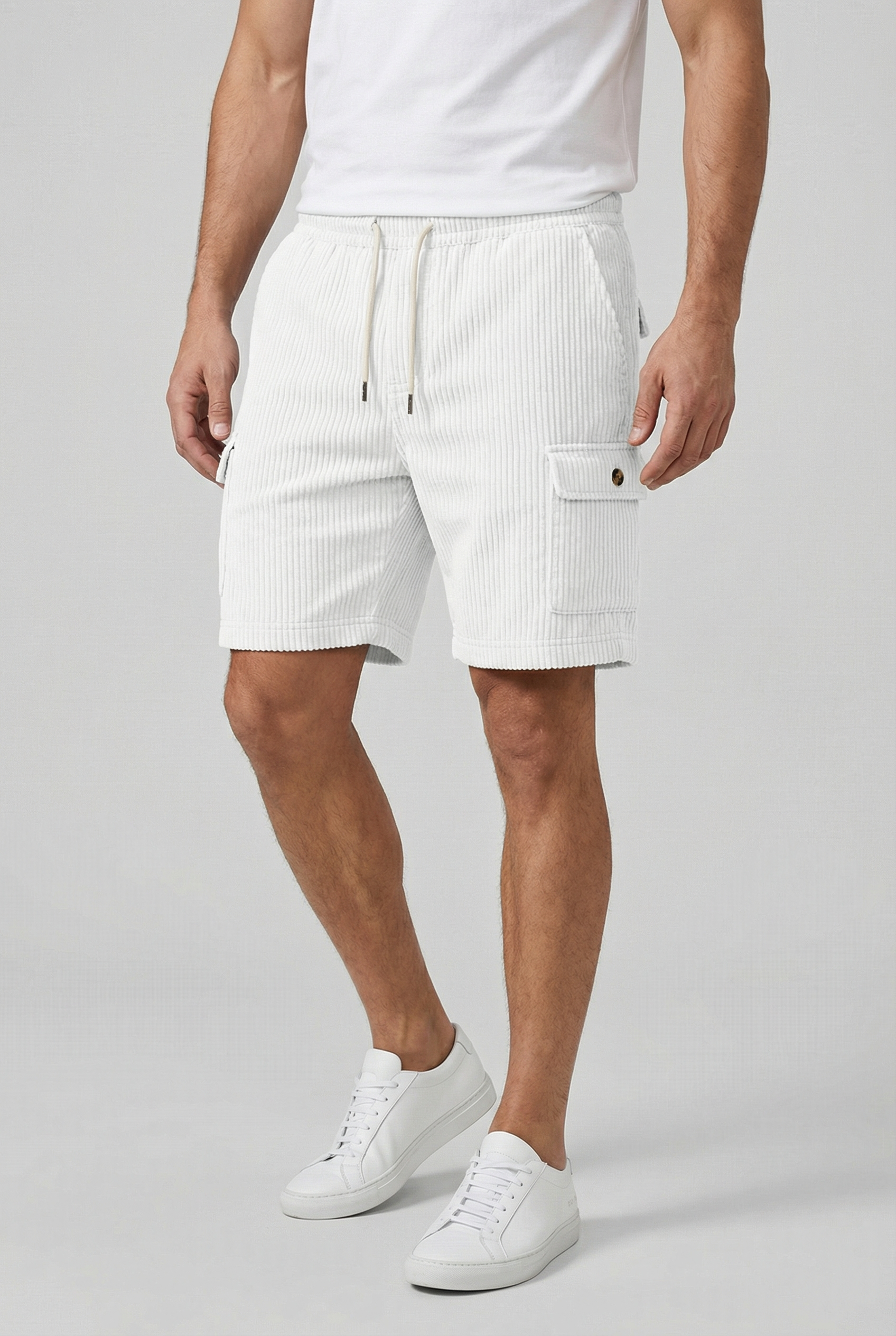 Men's Shorts Casual With Tooling Detailing