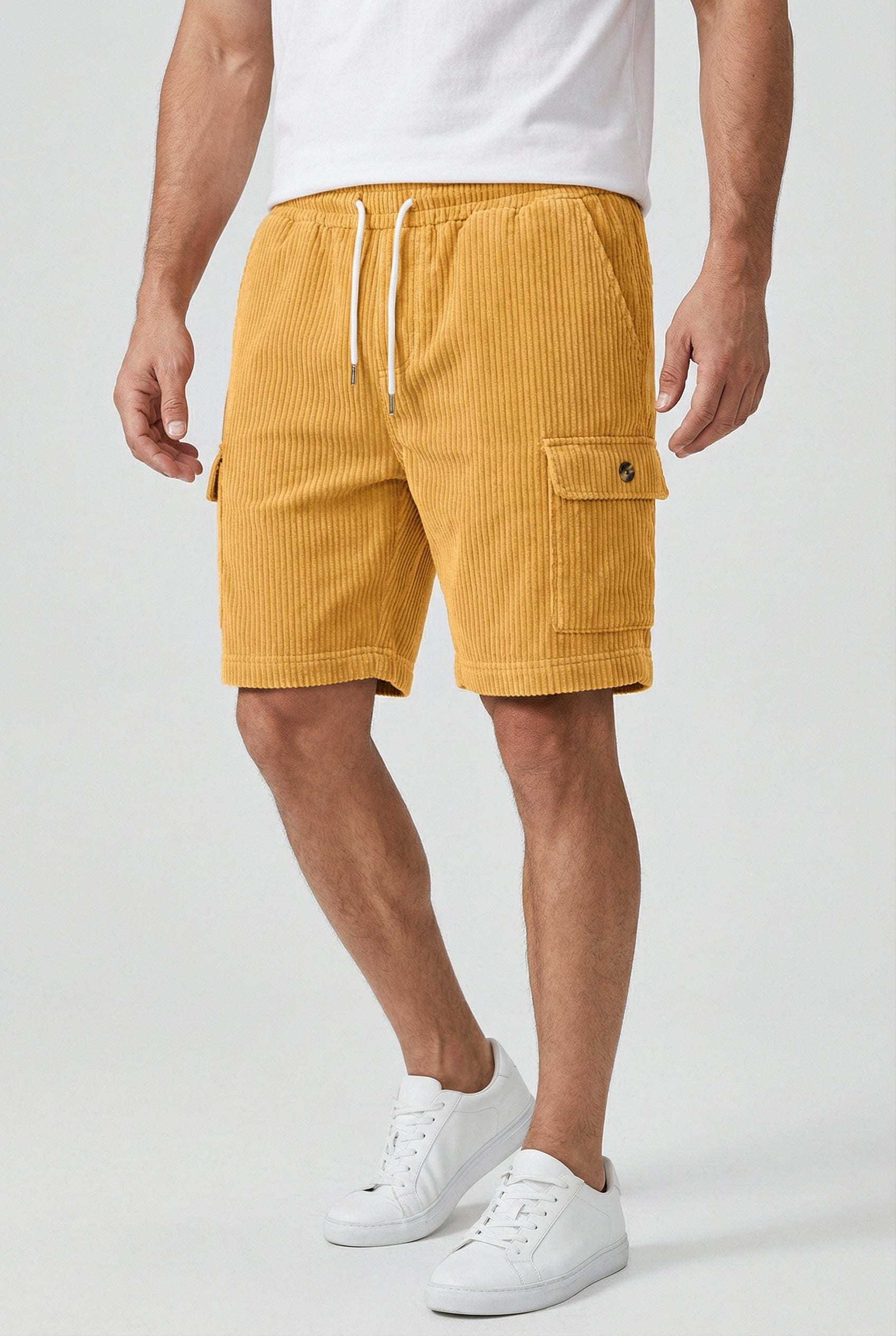 Men's Shorts Casual With Tooling Detailing